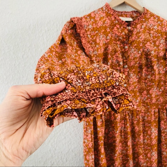 Universal Thread Floral Rust Dress - Picture 5 of 10